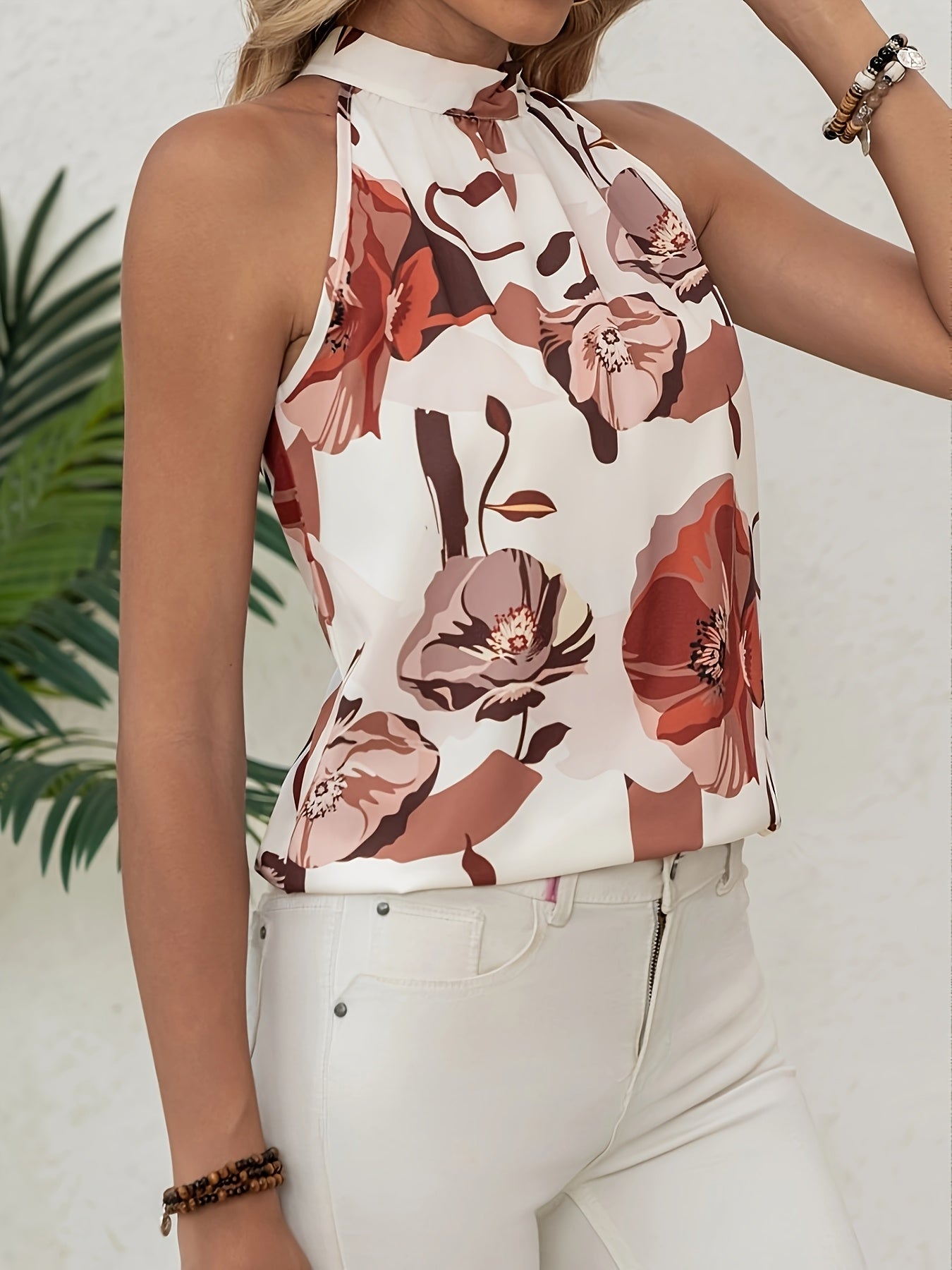 Rosé Bloom Halter