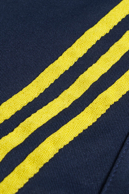 Contrast Tie-Up Barrel Trousers