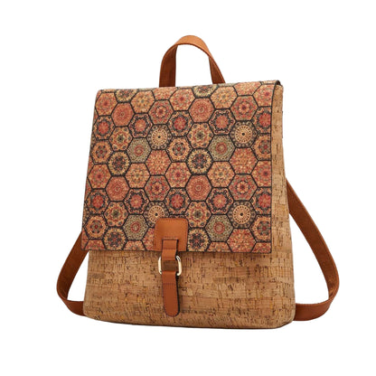 Handcrafted Portuguese Cork Flap Backpack