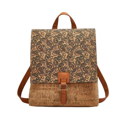 Handcrafted Portuguese Cork Flap Backpack
