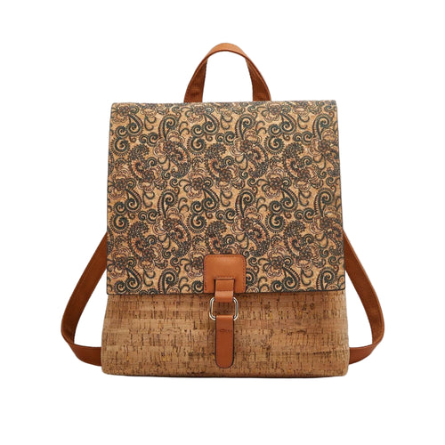 Handcrafted Portuguese Cork Flap Backpack