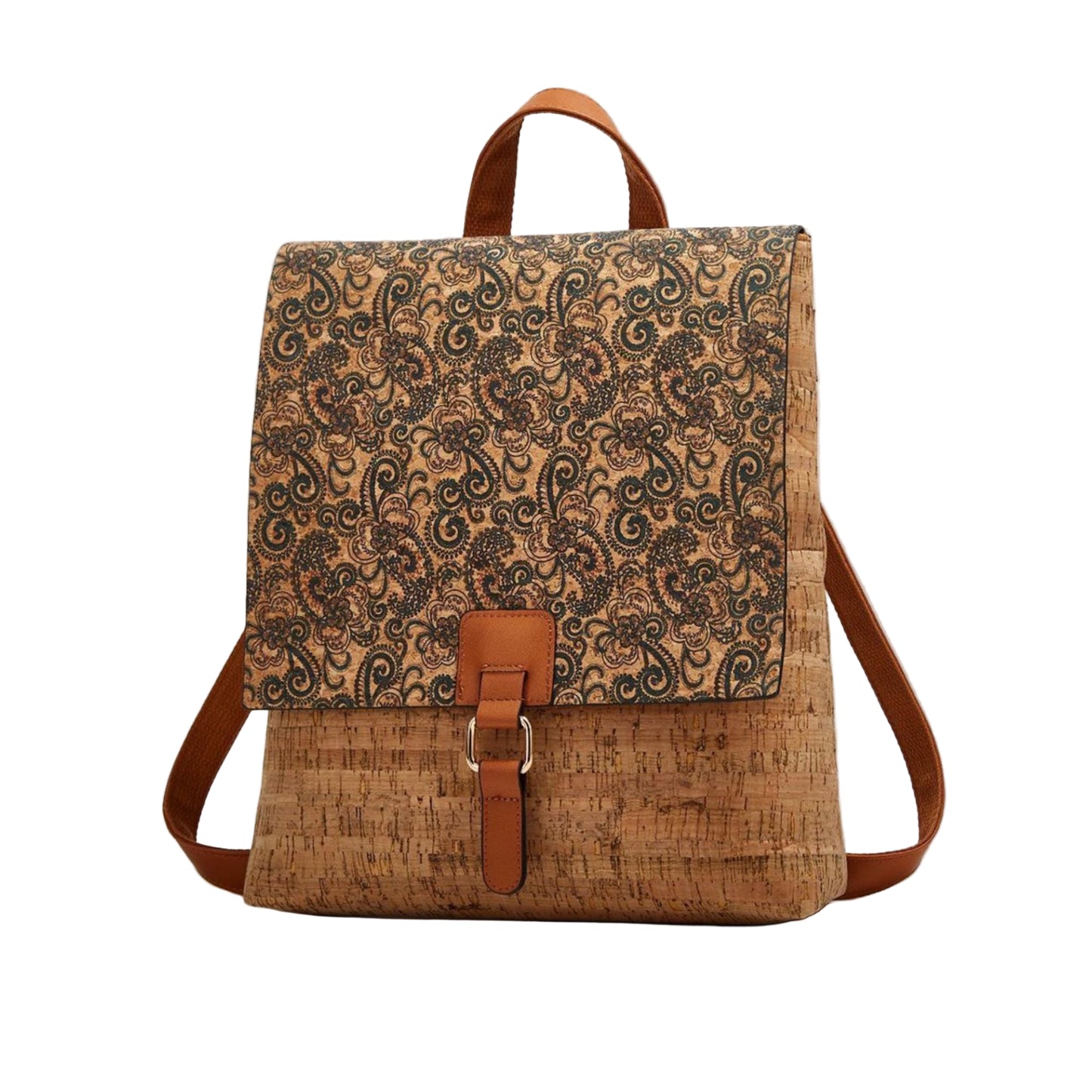 Handcrafted Portuguese Cork Flap Backpack