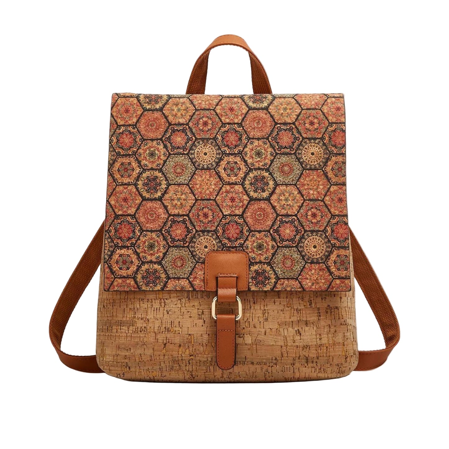 Handcrafted Portuguese Cork Flap Backpack