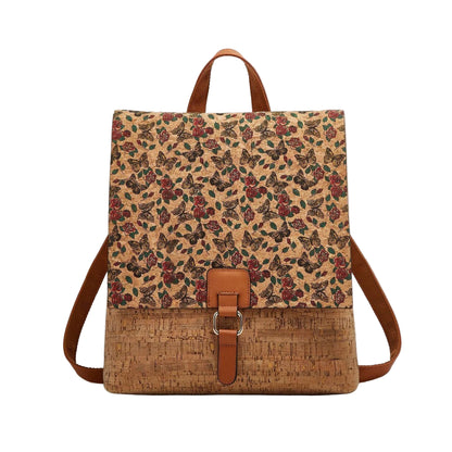 Handcrafted Portuguese Cork Flap Backpack