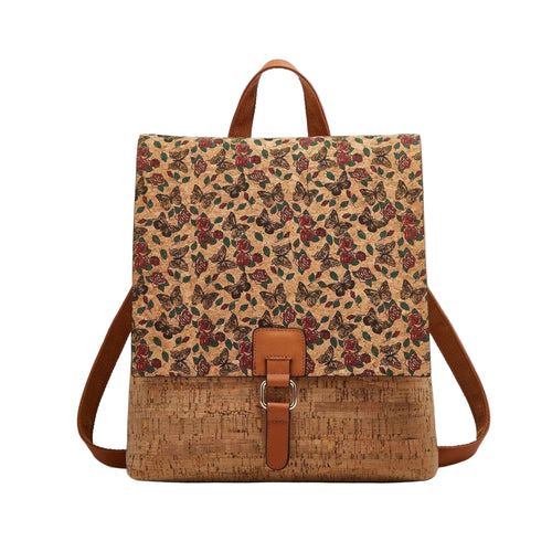 Handcrafted Portuguese Cork Flap Backpack