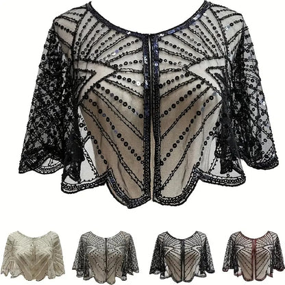 Lumachic Sequin Wrap Shawl