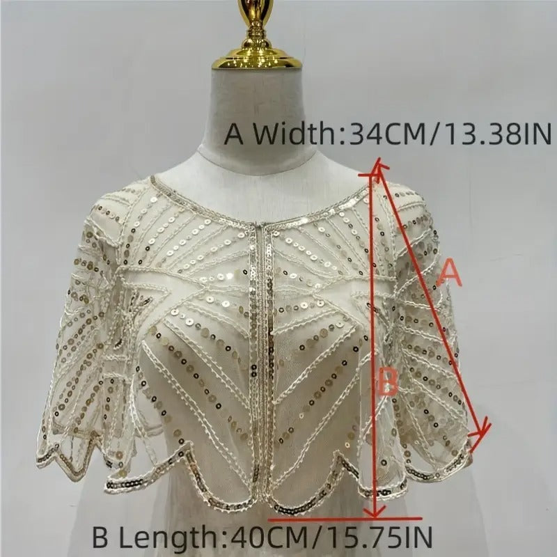 Lumachic Sequin Wrap Shawl