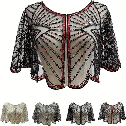 Lumachic Sequin Wrap Shawl
