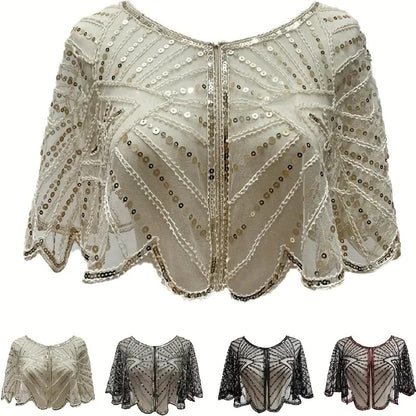Lumachic Sequin Wrap Shawl