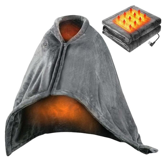 HeatWave Wearable USB Blanket Cape